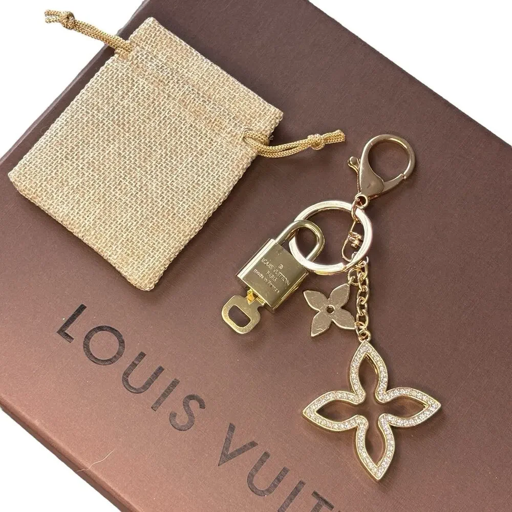 Authentic Louis Vuitton Lock & Key Set #310 On An Unbranded Keychain